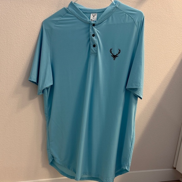 Men's Light Blue BuckedUp Shirt - Picture 2 of 4